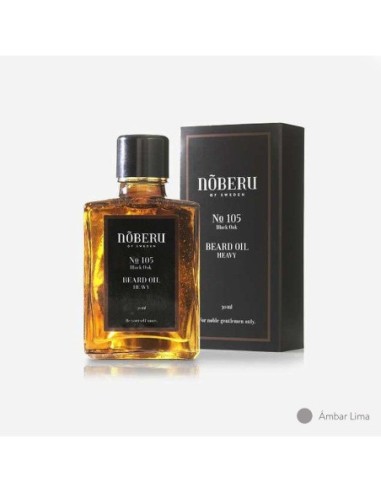 ACEITE PARA BARBA NOBERU LIGERO 30 ml. ÁMBAR LIMA Nº 102