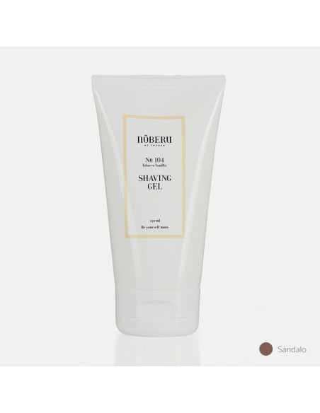 GEL DE AFEITAR NOBERU TRANSPARENTE 150 ml. SÁNDALO