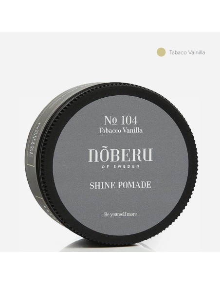 POMADA BRILLANTE NOBERU 250 ml. TABACO VAINILLA. FORMATO PRO