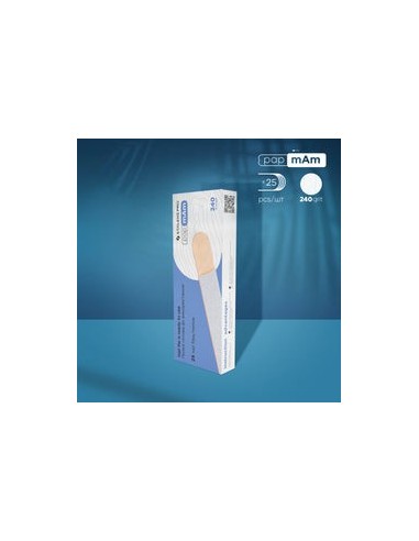 Limas desechables blancas papmam para una base de madera EXPERT 22 (25 pcs)