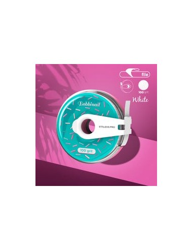 Cinta abrasiva desechable blanca EXPERT en estuche de plástico STALEKS PRO