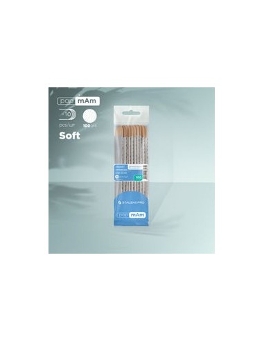 Limas desechables papmam (base blanda) en una base de madera SMART 20 (10 pcs)