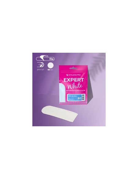 Limas desechables blancas para lima metálica de pie EXPERT 10
