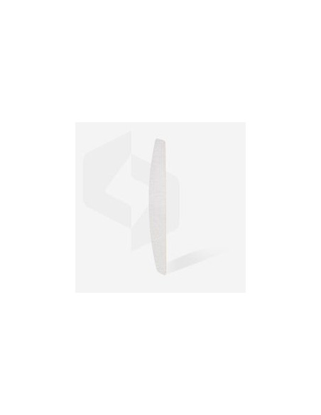Archivos desechables blancos para lima de uñas en forma de media luna EXPERT 42 (50 piezas)